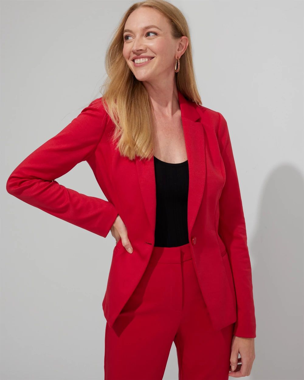 White house black market red blazer sale